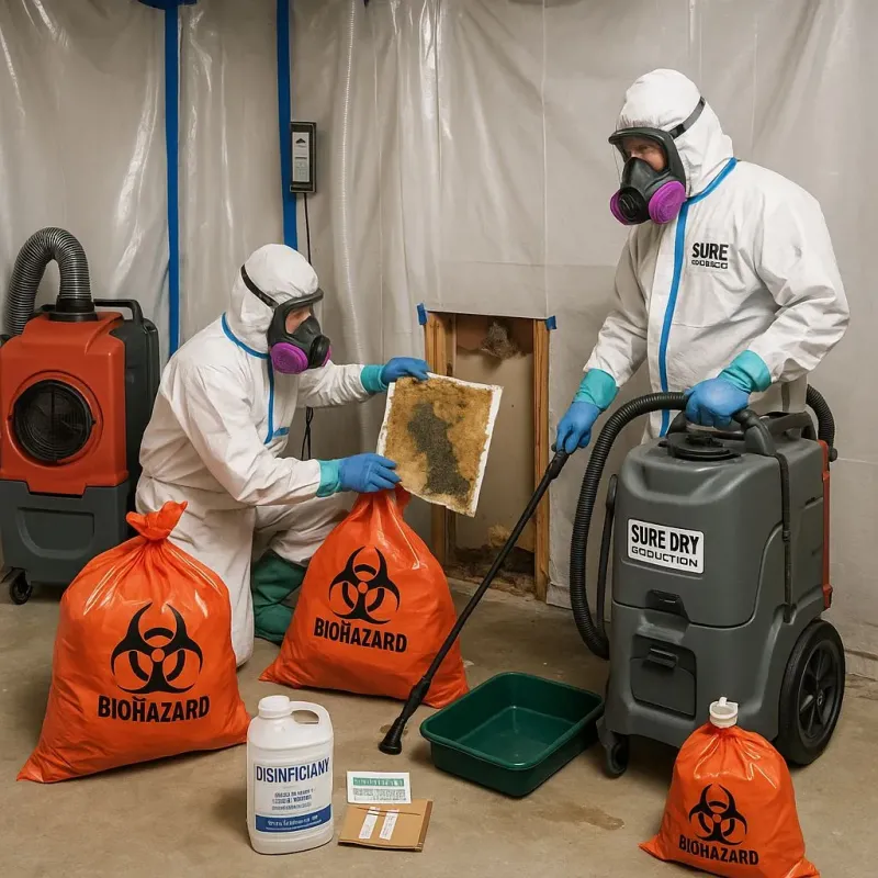 Contaminated Water Handling Protocols process in Suffield Depot, CT