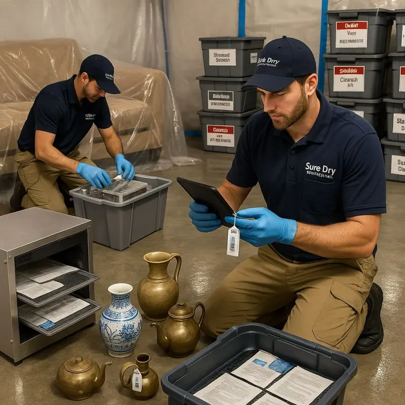 Content Protection and Restoration process in Suffield Depot, CT